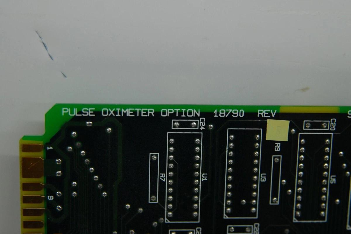 Used Pulse Oximeter Option 18790 W/ OHMEDA R125-004 Board (Puritan Bennett 7200)