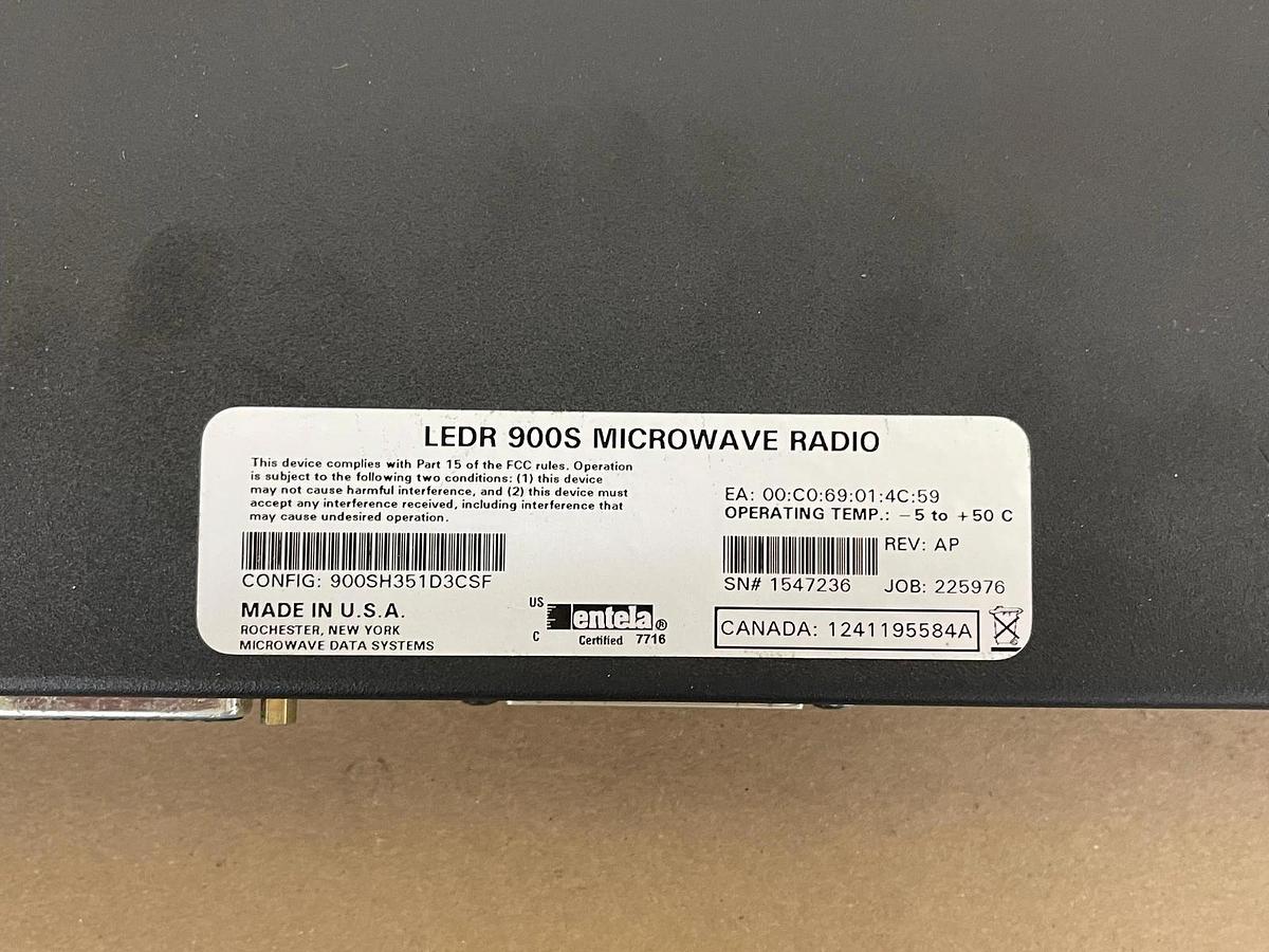 Used MDS LEDR 900S Microwave Radio