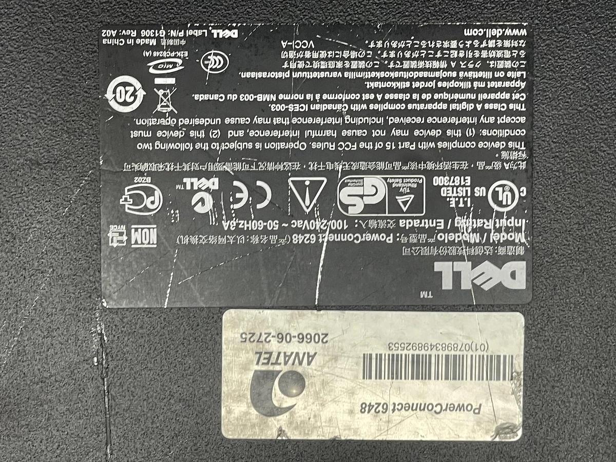 Used Dell PowerConnect 6248 Switch Gigabit 48 Port