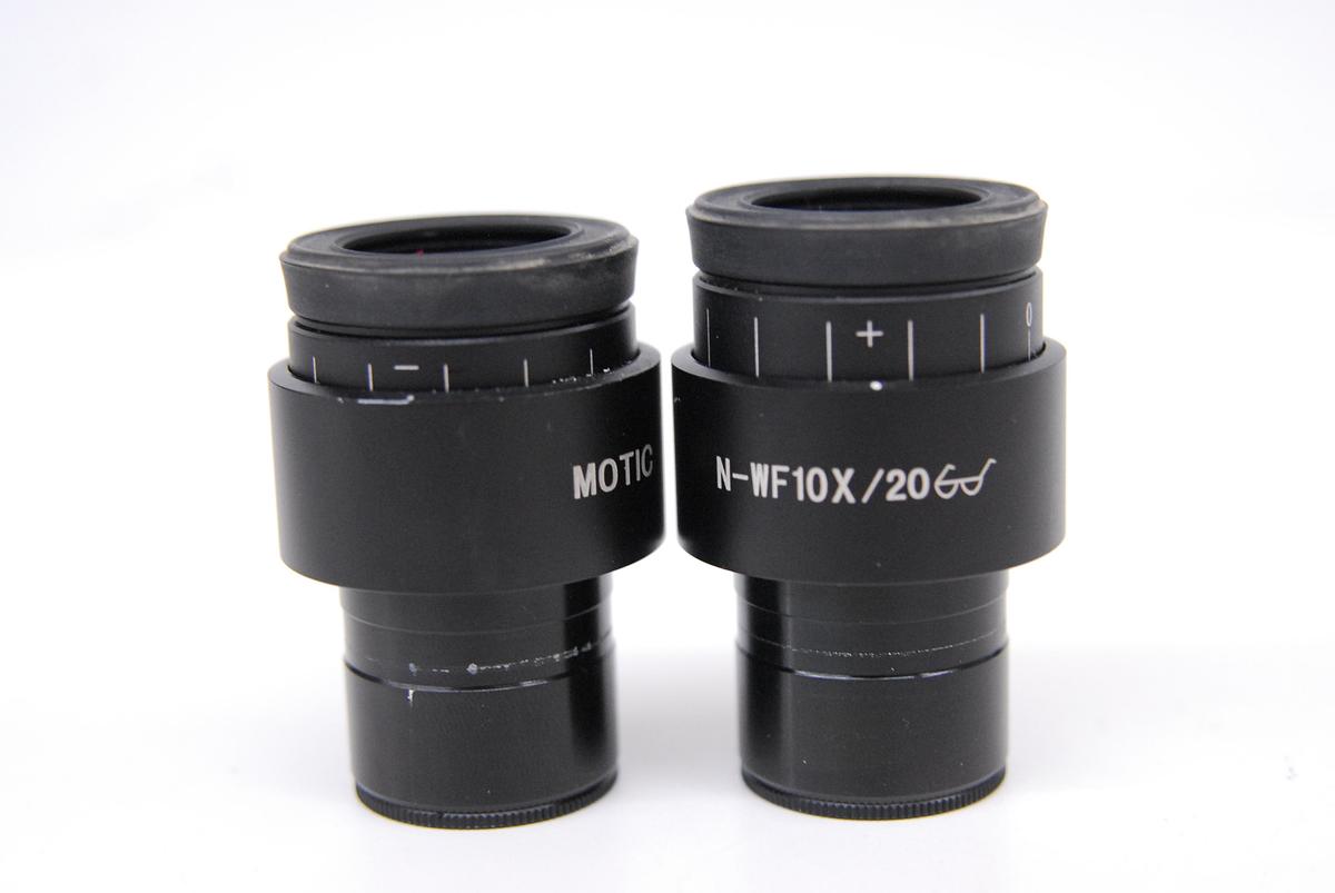 Used Motic N-WF 10X/20 Eyepiece Set (30MM)