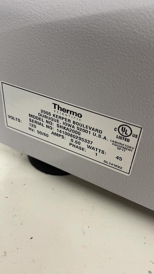 Used Barnstead Lab-Line SHKA2000 MaxQ 2000 Open-Air Platform Orbital Shaker - TESTED