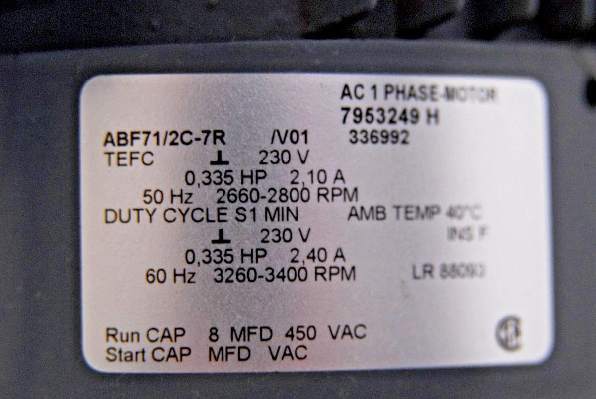 Used Speck Pumpen NPY-2051.0002 Regenerative Turbine Pump (25 l/min, 230V, 1 PH)