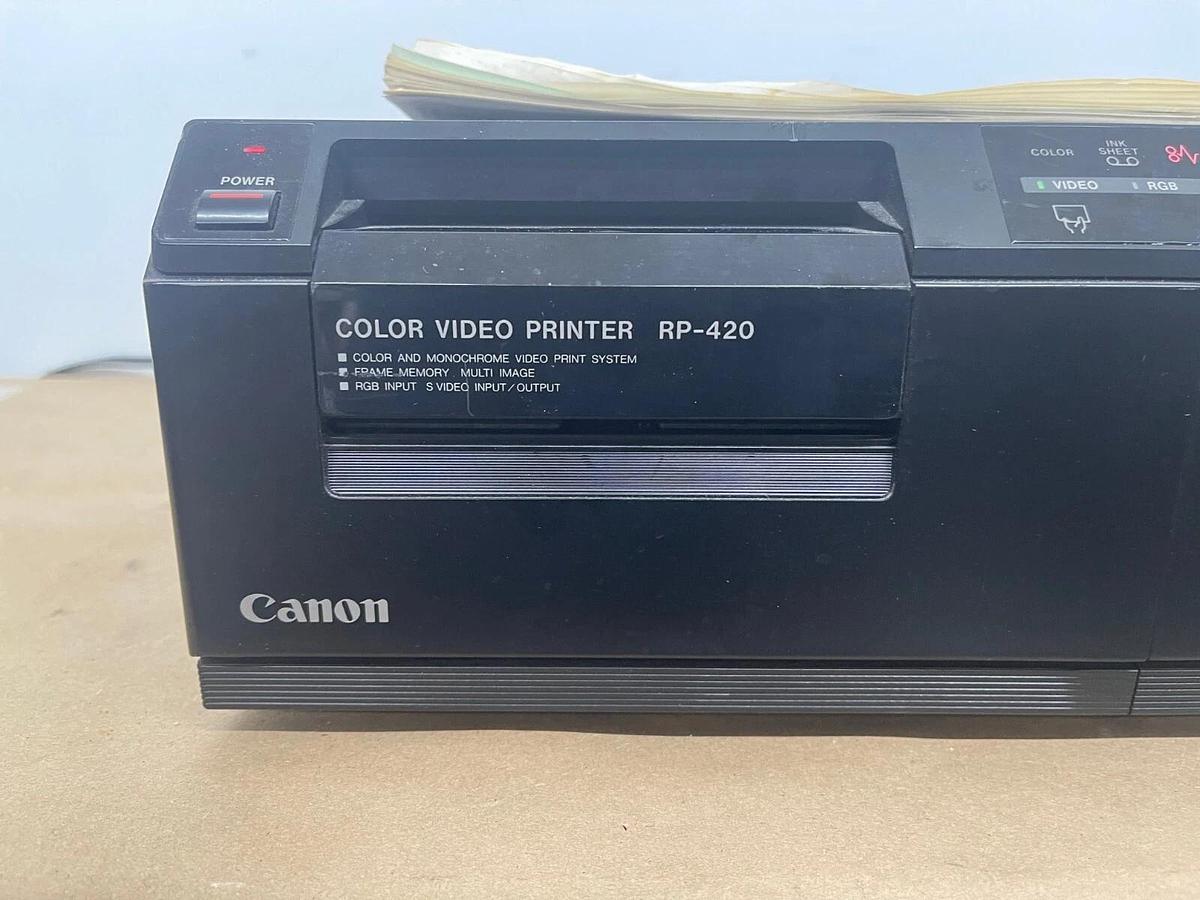 Used Vintage CANON RP-420 Color Video Printer