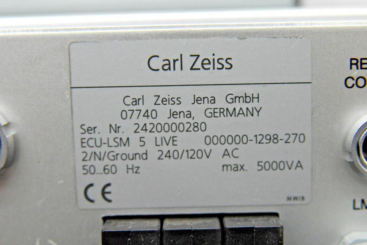 Used Zeiss LSM510 Laser Module - 1298-270 ECU-LSM 5 LIVE W/ PC (W/ Cards, No HDD)