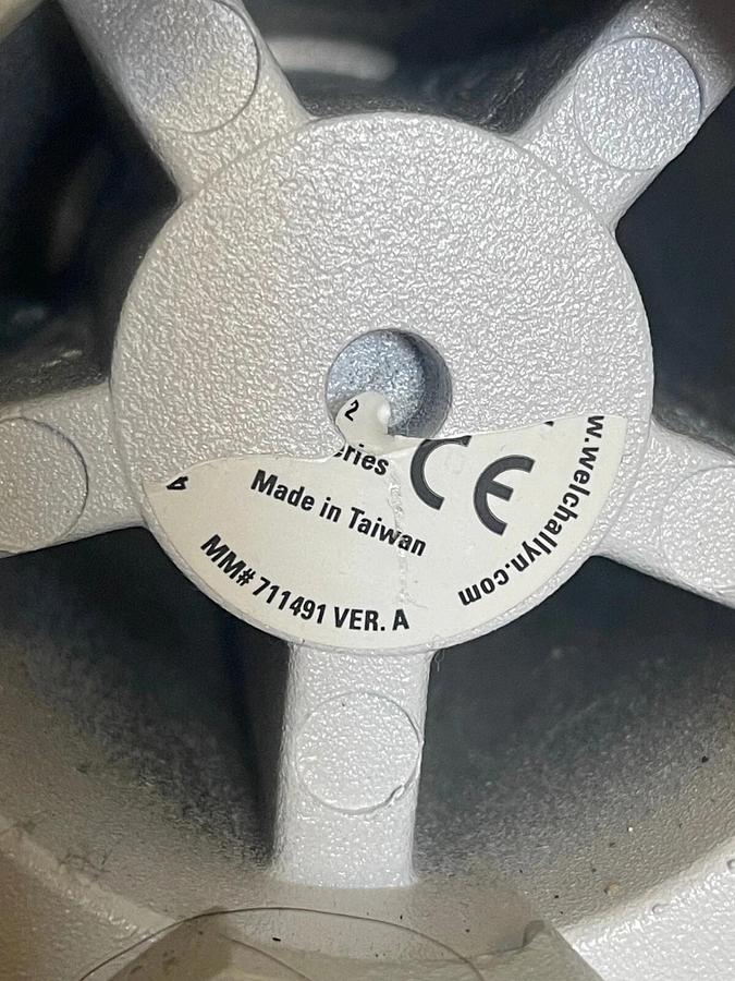 Used Welch Allyn 45NTO Vital Signs Spot LXi Patient Monitor W/ Stand