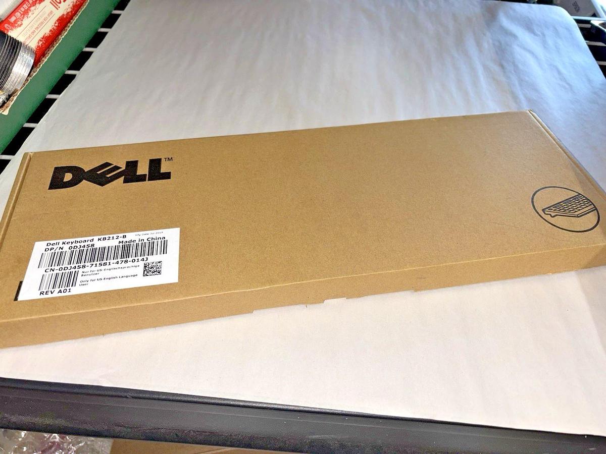 Used Dell 0DJ458 KB212-B Keyboard
