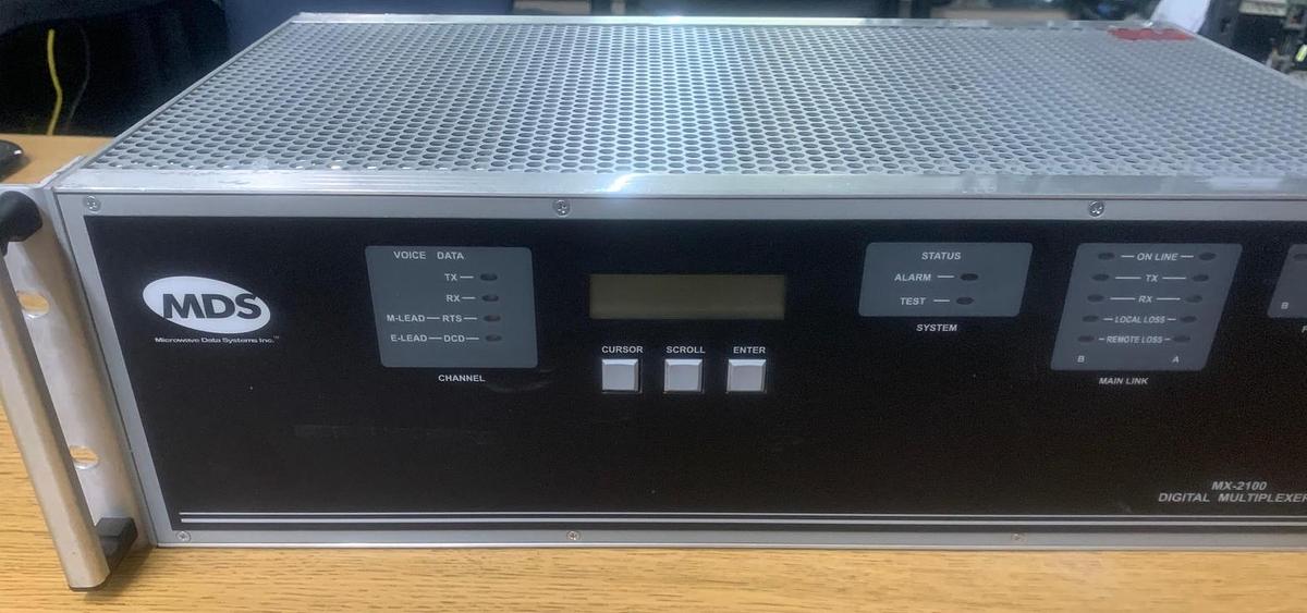 Used MDS Microwave Data Systems MX-2100 Digital Multiplexers