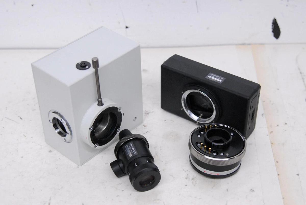 Used Olympus PM-PB30-3 Auto Exposure Body W/ PM-DA35DX, PM-C35DX Camera, PM-VB-3