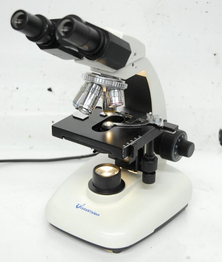Used VWR Vistavision Compound Microscope W/ SP 4x/10x/40x/100x Objectives