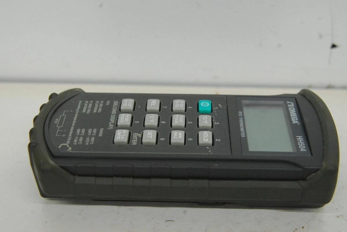 Used Omega HH504 RTD Digital Thermometer