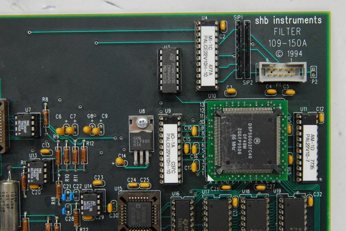Used SHB Instruments 109-150A Filter Board - 109 Hysteresis Loop Tracer