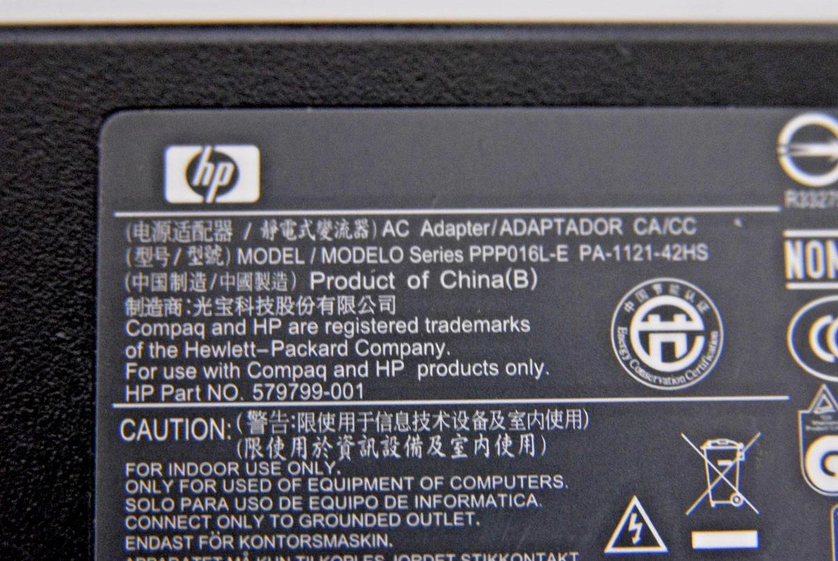 Used HP PPP016L-E 579799-001 Power Adapter
