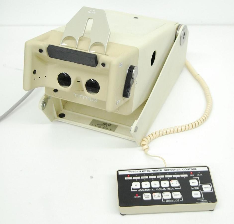 Used Titmus 2a Vision Screener W/ Controller, +1.75 TI-LP175 Lens - Tested