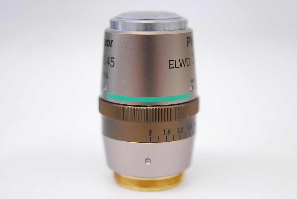 Used Nikon Plan Fluor ELWD 20X/0.45 DIC L/N1 ∞/0-2 WD 7.4 Microscope Objective