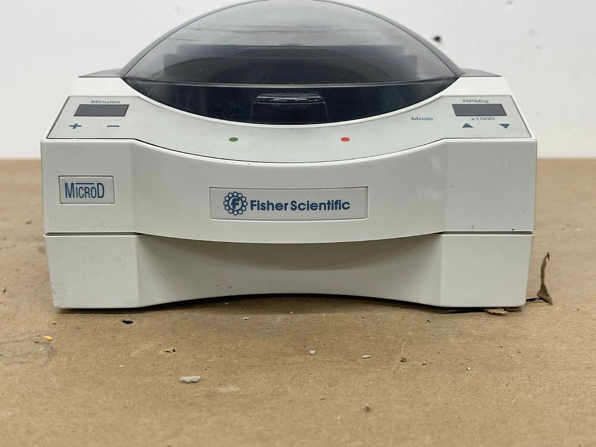 Used Fisher Scientific MicroD Microcentrifuge 5800g W/ 12 Slot Rotor