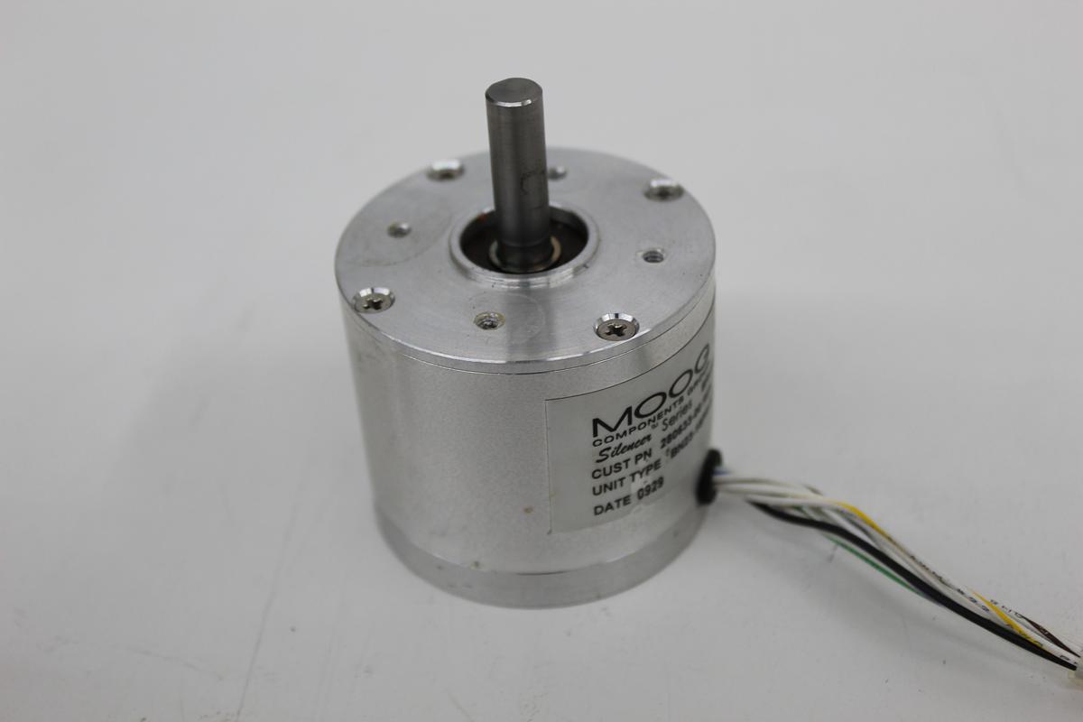 Used Moog BN23-18PR-02CH Silencer Series Brushless DC Servo Motor