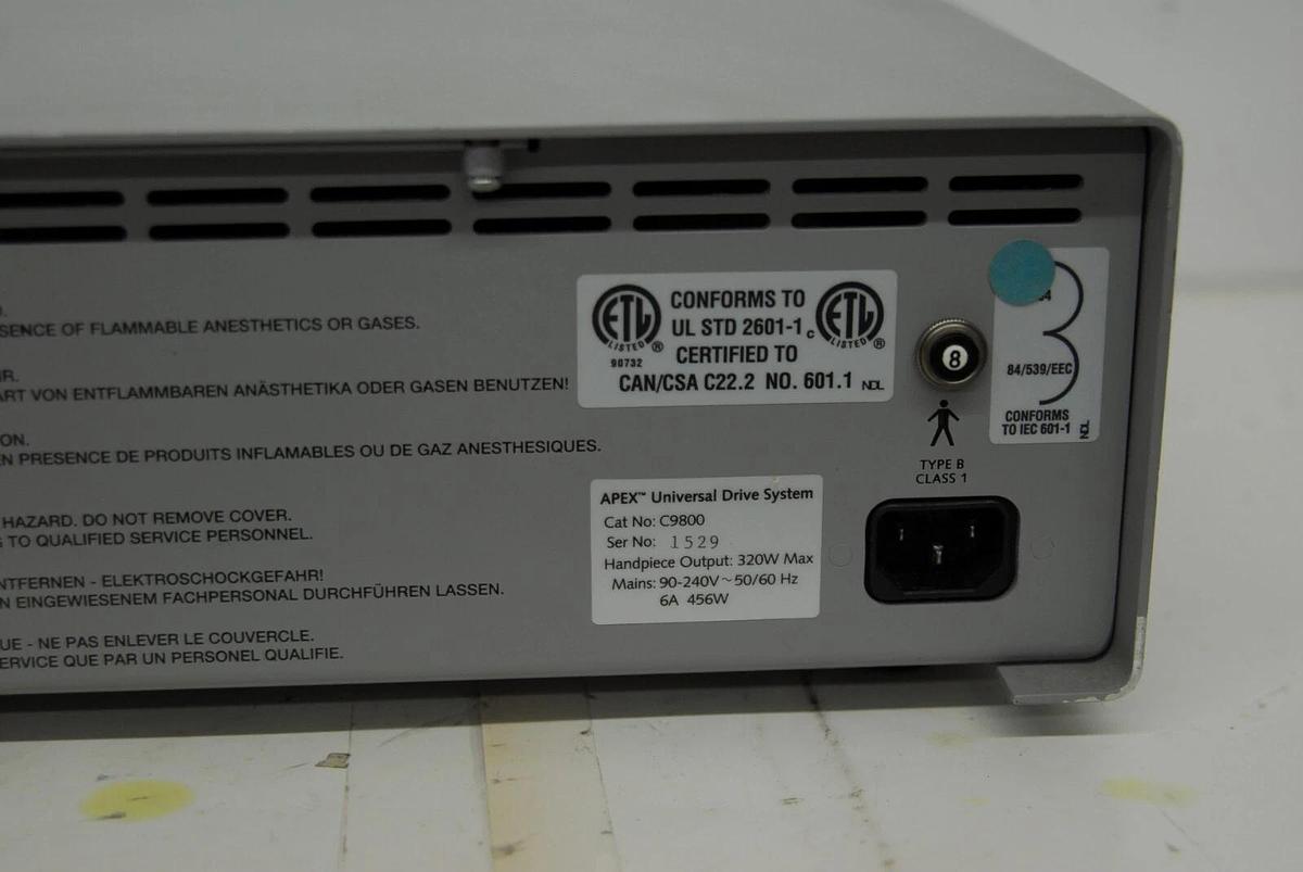 Used Linvatec C9800 APEX universal Drive Console - For Parts