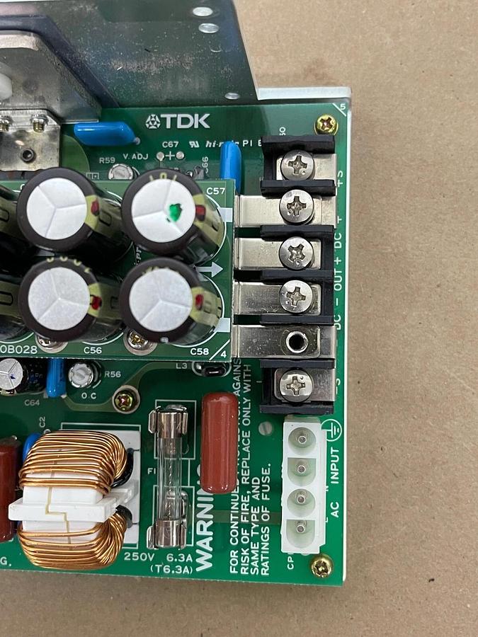 Used Kepco TDK ERX12-20 Power Supply AC115-230, 4.8/3.1A, 50/60Hz