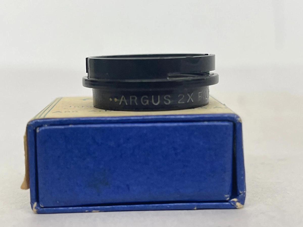 Used Argus Lens Accessory Part No. S-4 Light Yellow Filter 2X - Original Box