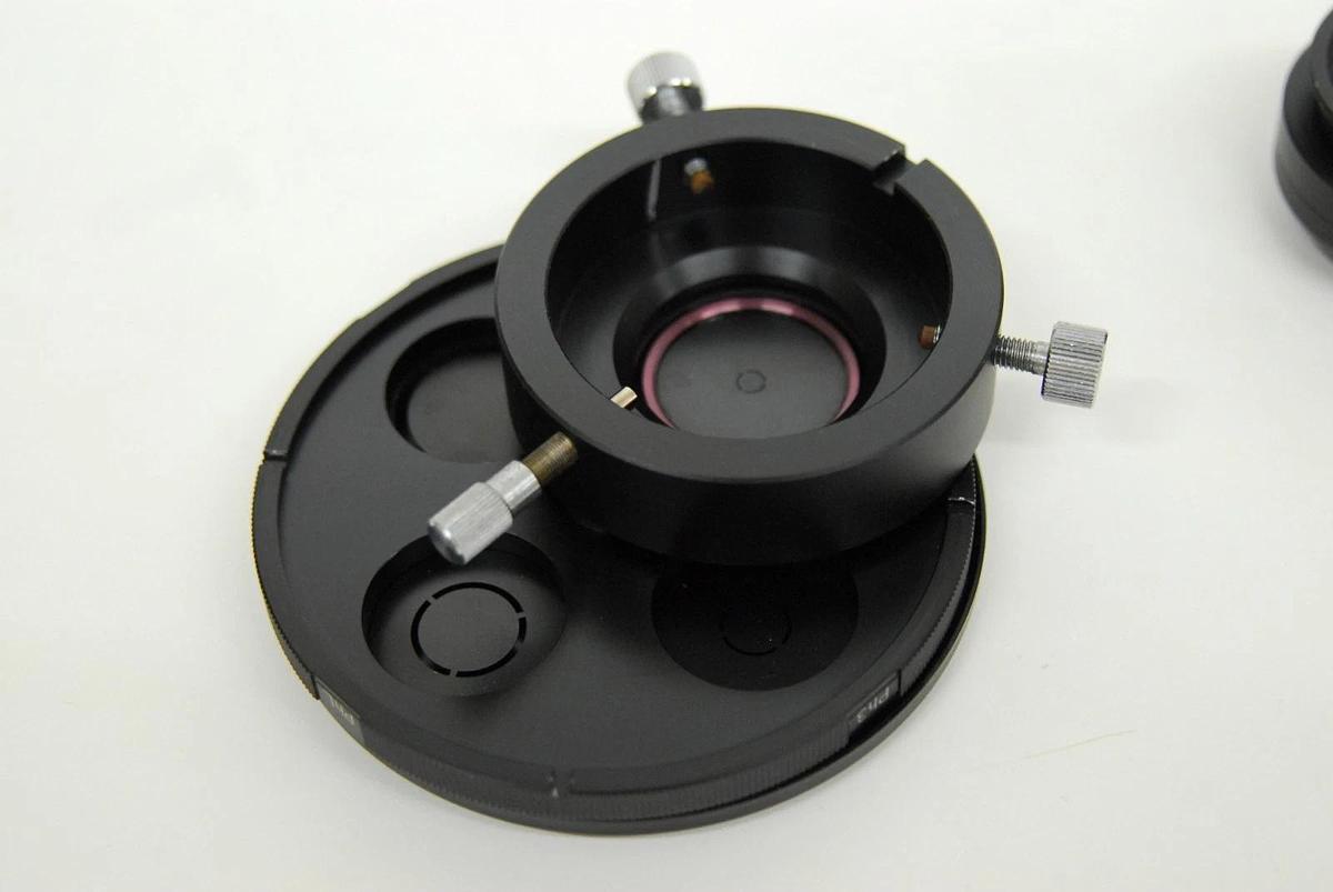 Used Nikon ELWD 0.3 Phase Contrast LWD Turret Condenser W/ 0.3 ELWD Lens - Diaphot