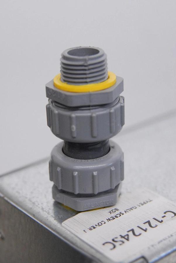 Used C&I C-12124SC Type 1 Screw Cover J Box 12x12x4