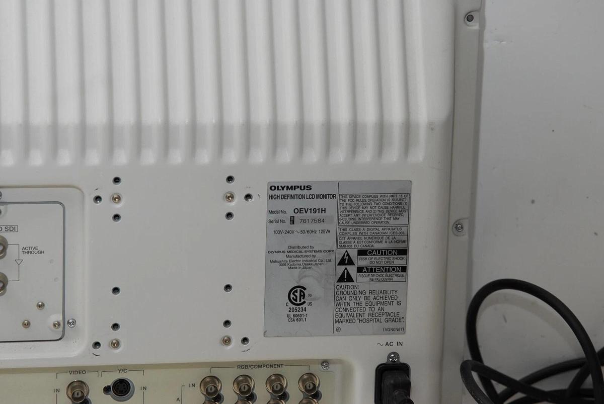 Used Olympus OEV-191H 19" HD LCD Endoscope Monitor