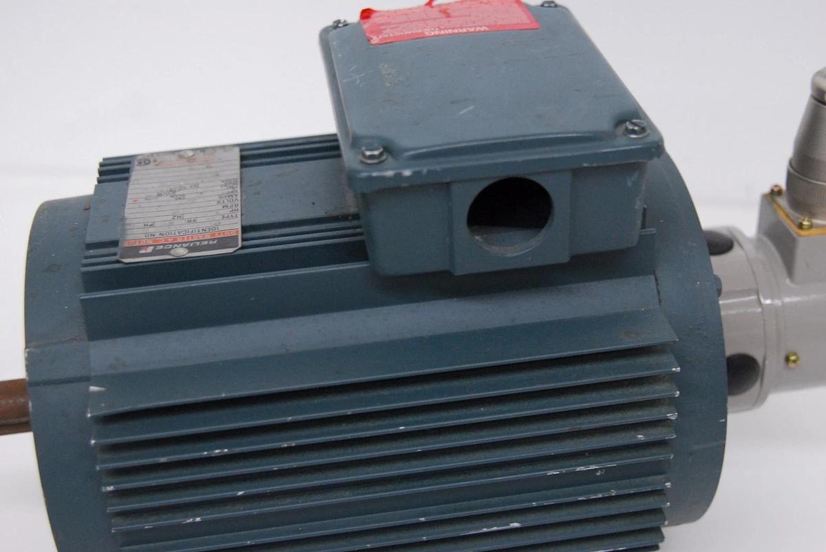 Used Reliance P14A5803M-QW Duty Master AC Motor 3-Phase 230/460VAC 1HP 1736RPM