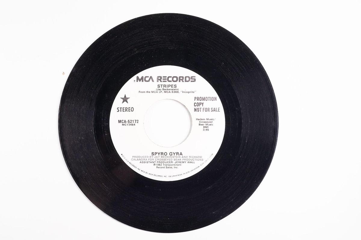 Used Spyro Gyra Stripes Promo 45 Record