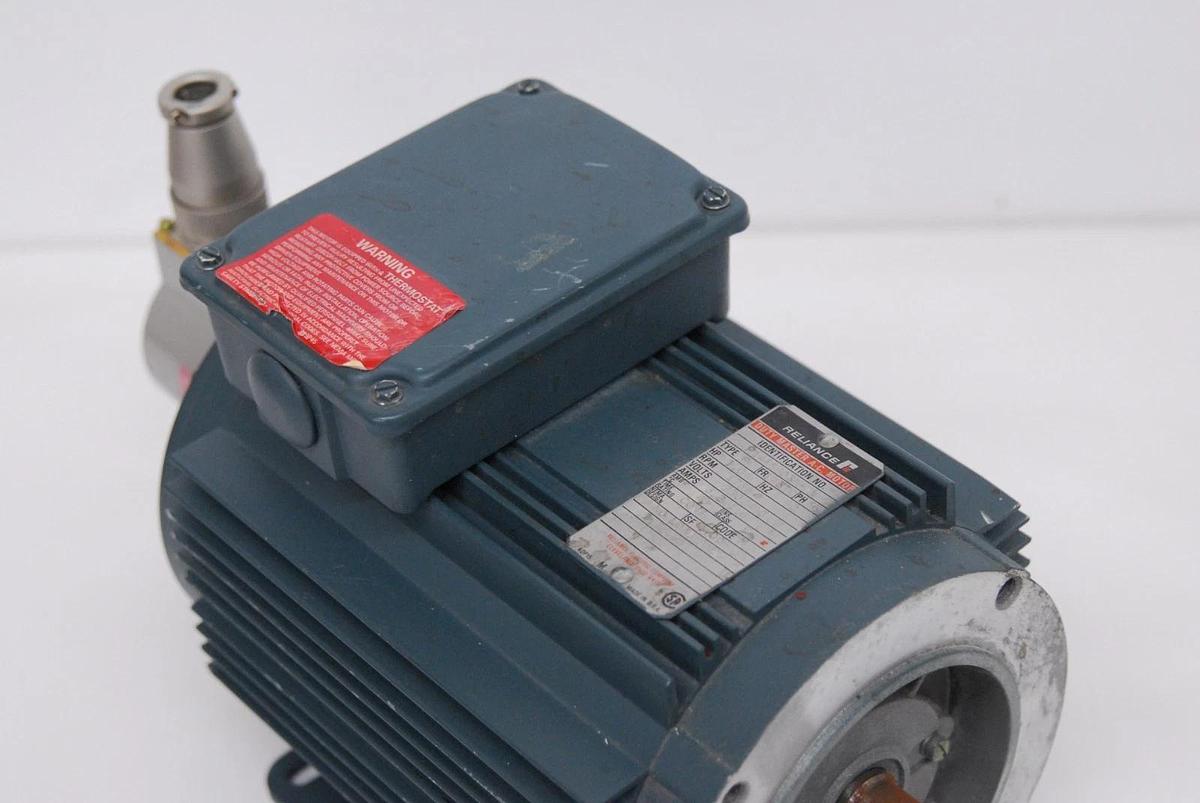 Used Reliance P14A5803M-QW Duty Master AC Motor 3-Phase 230/460VAC 1HP 1736RPM