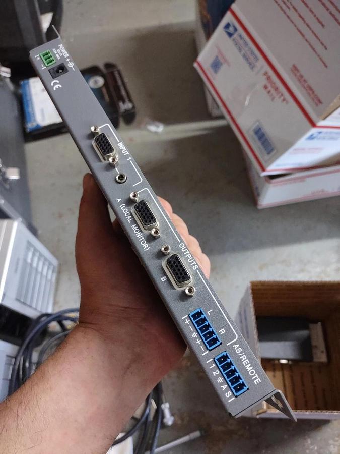 Used EXTRON SW2 VGA DA2 A/AF SWITCHER Auto Switch (No Power Supply)