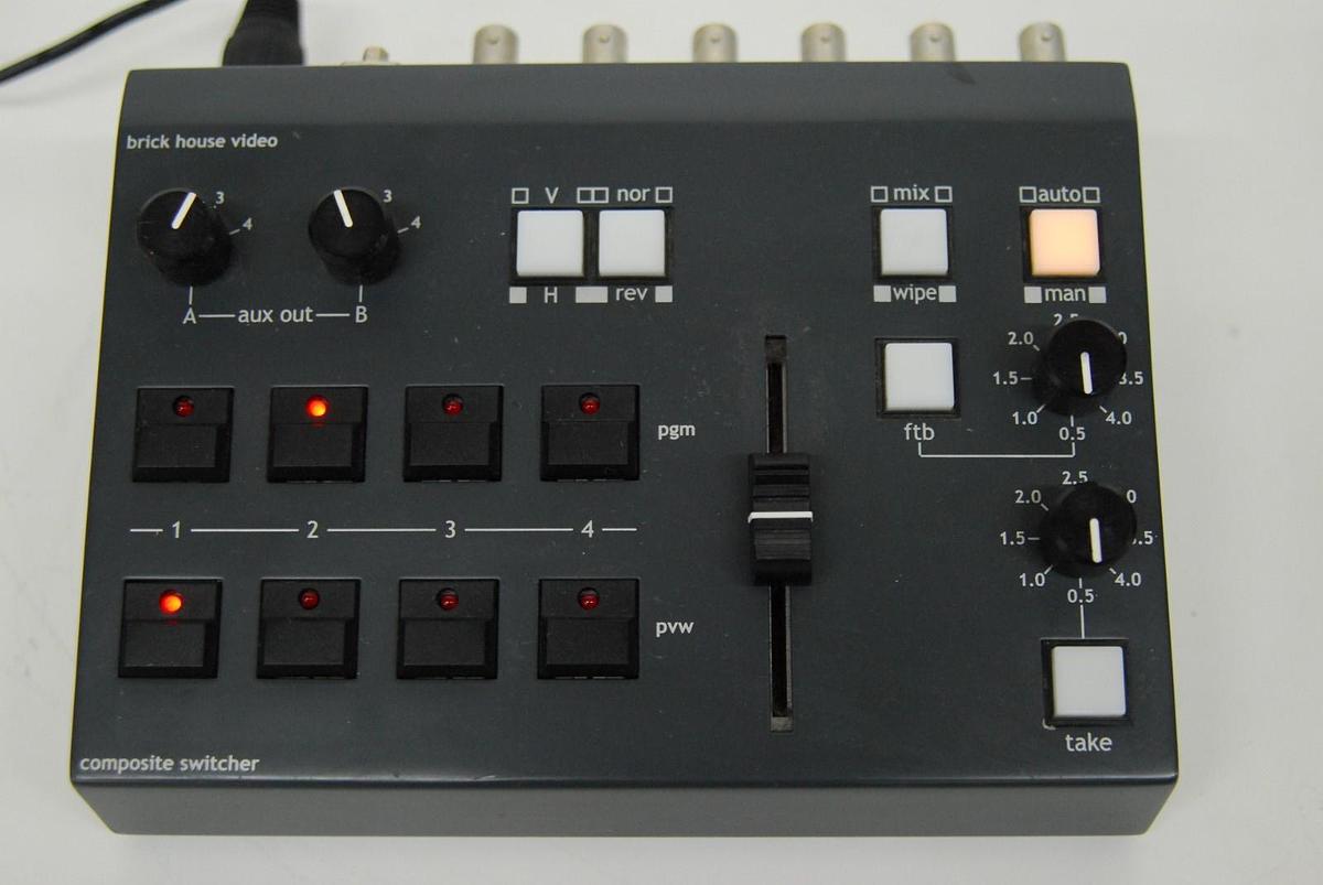 Used Brick House Video VTB-2A Composite Switcher - TESTED