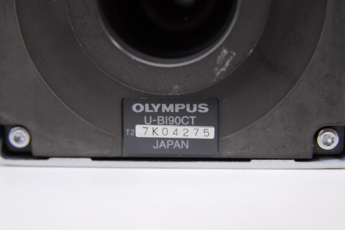 For Parts Olympus U-BI90CT Binocular Microscope Head - Read Description