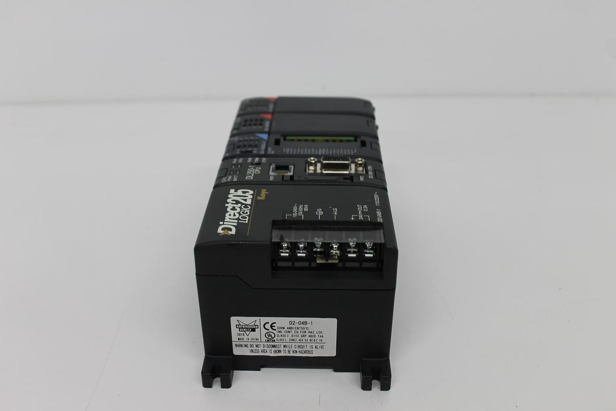 Used Direct Logic 205 w/ DL250-1 CPU + D2-16ND3, D2-04TRS, D2-08TD1 Modules LOT OF 2