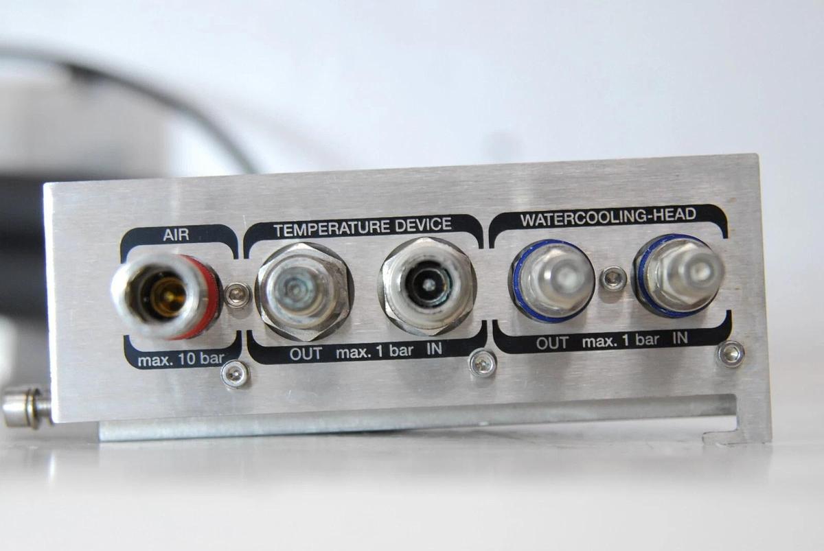 Used Anton Paar Regulator W/ Air/Temperture/Cooling Passthrough Assembly (MCR 501)