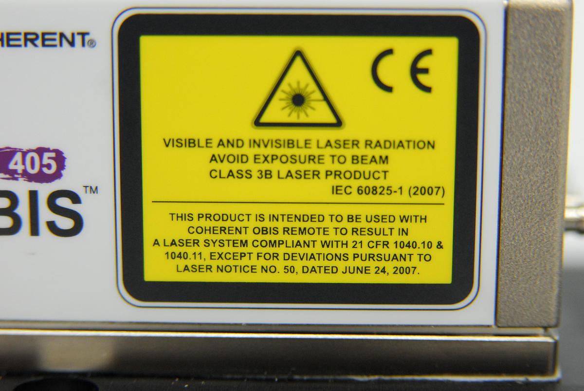 Used Coherent 1284369 OBIS 405nm 50mW LX Laser Module