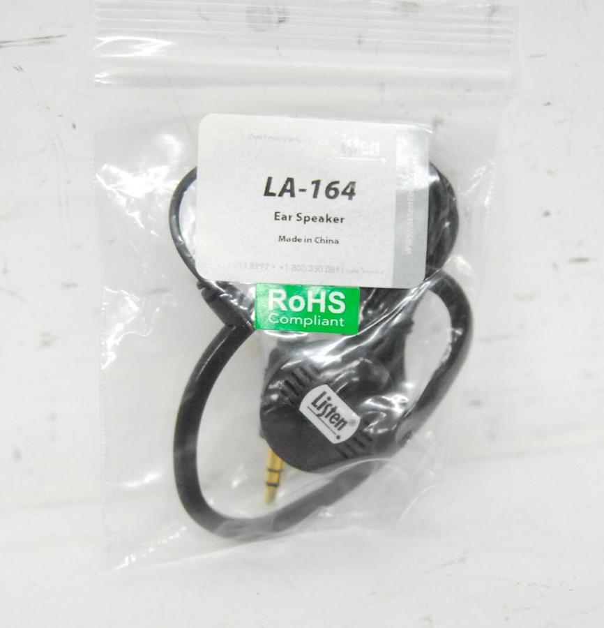 Used NEW Listen Technologies LA-164 Ear Speaker