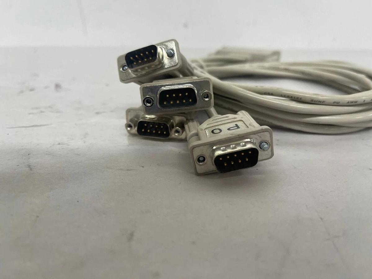 Used Comtrol 5000004 RocketPort PCI RS422 Plug-In Board Card /W Cable 23955-01