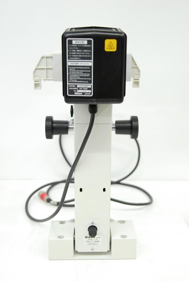 Used Nikon T-DH Dia Illumination Pillar W/ TE2-PS100W, LHS-H100P-1 Lamp (TE2000-E)