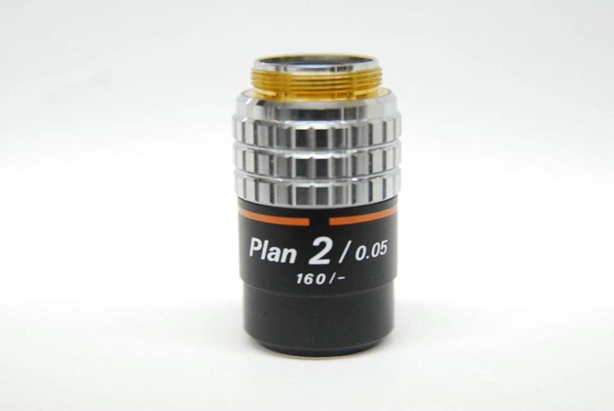 Used Nikon Plan 2/0.05 160/- RMS Thread Microscope Objective