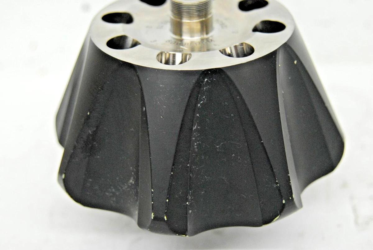 Used Sorvall TFT-80.13 Fixed Angle Centrifuge Rotor 80000 RPM 8-Slot Titanium W/ Lid
