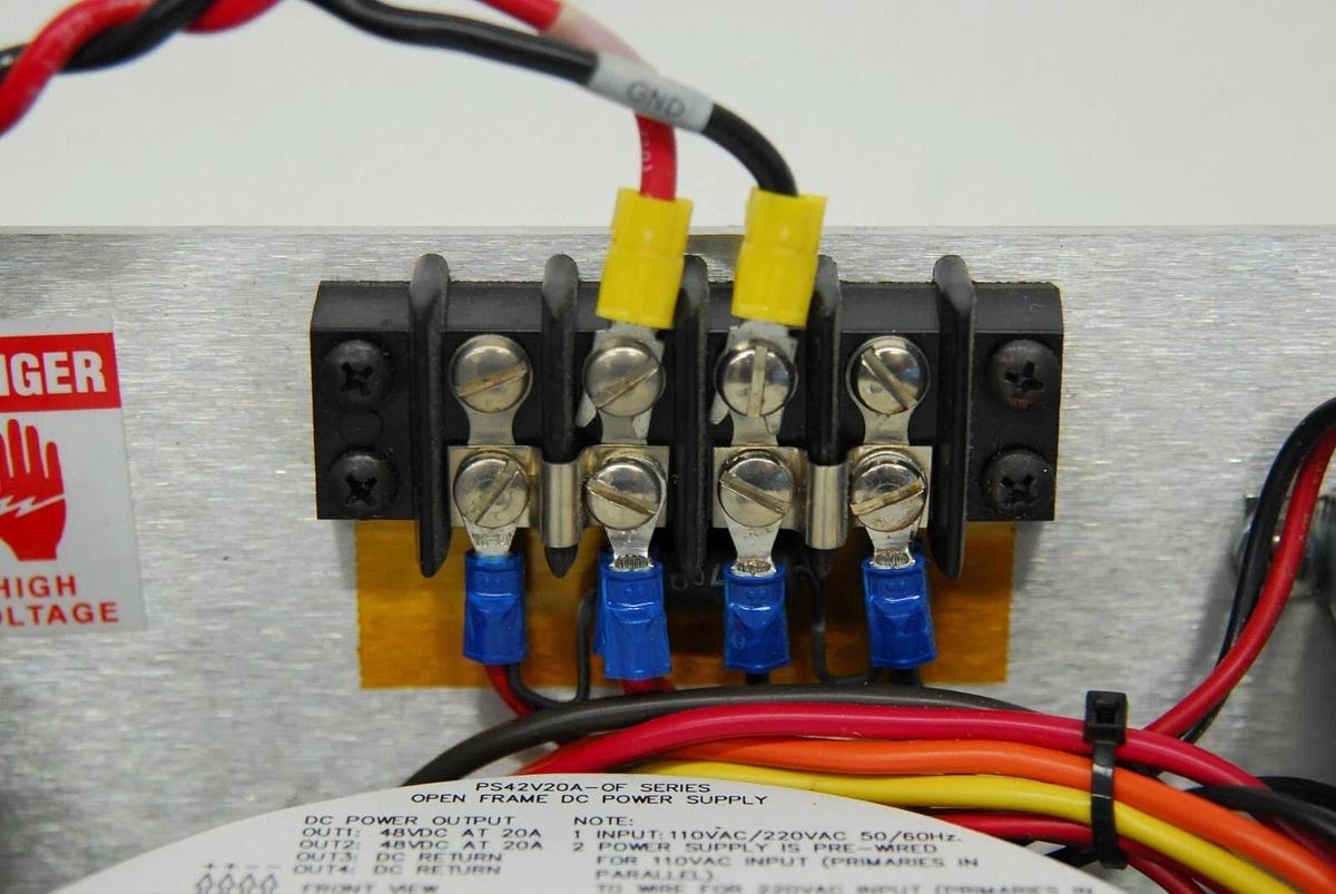 Used Animatics PS42V20A-OF Power Supply (IN: 110/220VAC, OUT: 48VDC @ 20AMP)