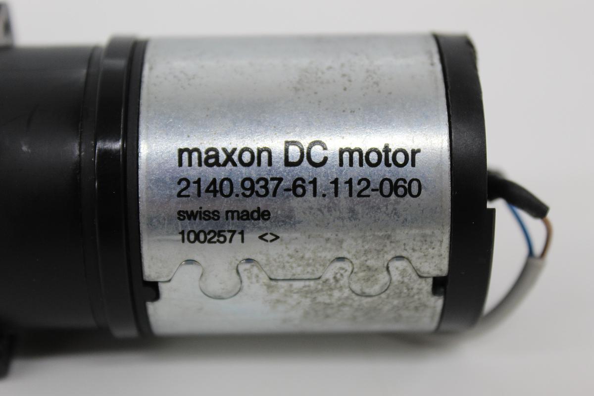 Used Maxon Motor 2140.937-61.112-060 Gear Motor w/ Maxon Gear 110454 Gearhead