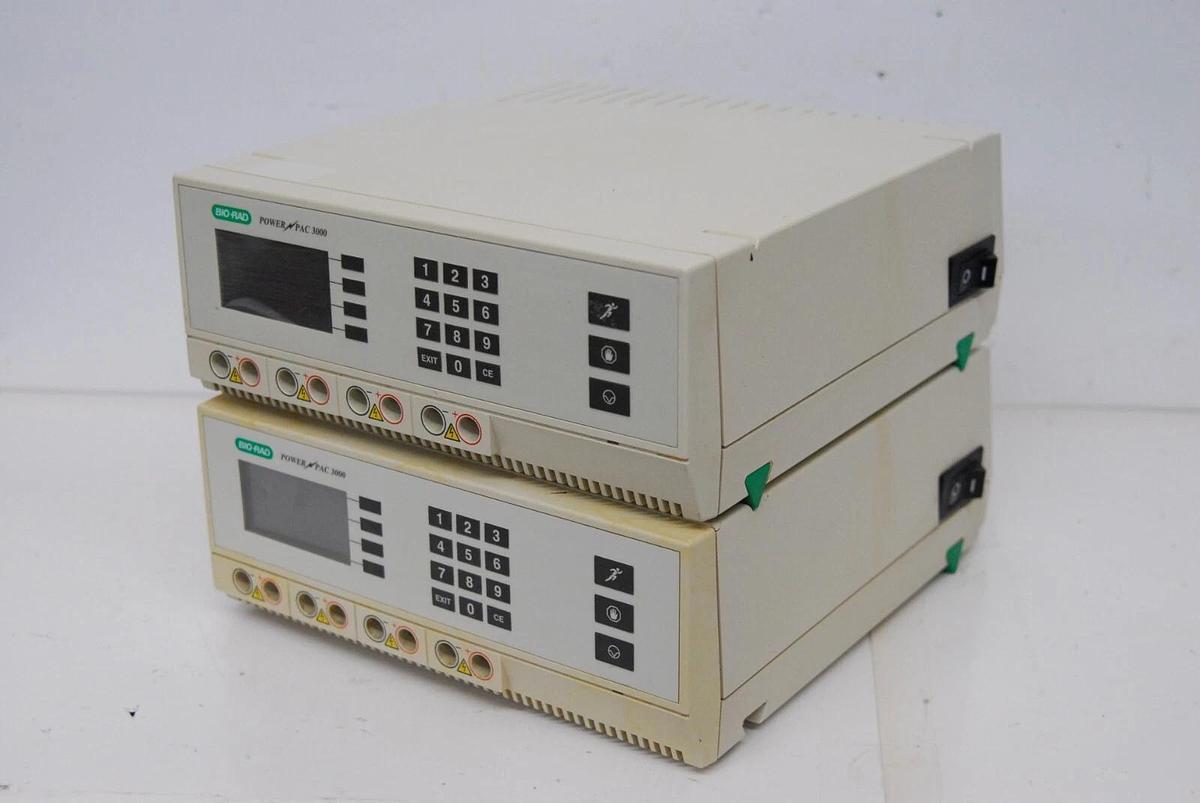 Used BIO-RAD Power Pac 3000 Electrophoresis Power Supply  (165-5056) - Lot of 2