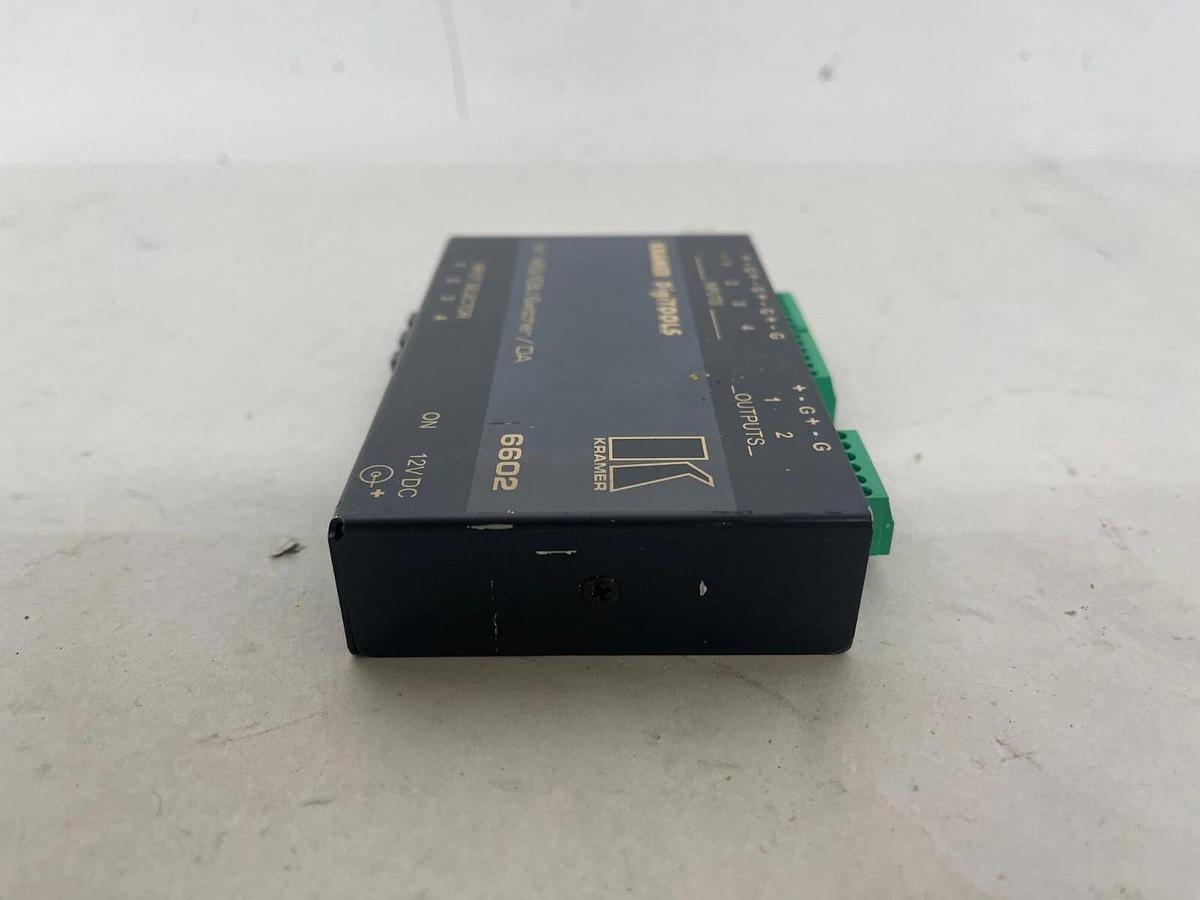 Used Kramer DigiTOOLS 6602 4x1 AES/EBU Switcher/DA Digital Audio Switcher