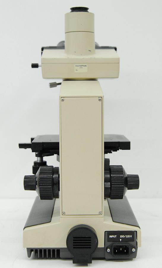 Used Olympus BH-2 BHTU Trinocular Microscope W/ DPlan 4/10/20/40 Objectives