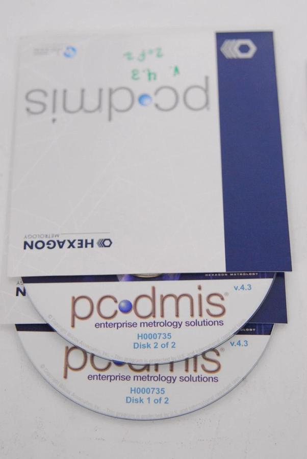 Used Wilcox Hexagon Metrology PC-DMIS v3.7/4.0/4.1/4.2/4.3/2011/2012/2014.1 Software