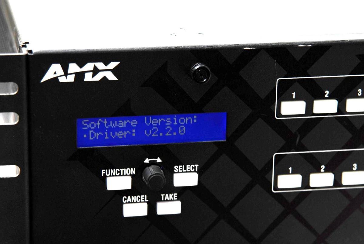 Used AMX Enova DGX1600-ENC Digital Media Switcher With 3 DGX-I-DXL,4 DGX-I-HDMI Cards