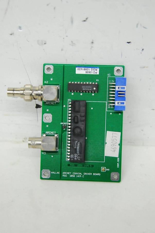 Used Wallac 1056 1419 C RGG Arcnet Coaxial Driver Board