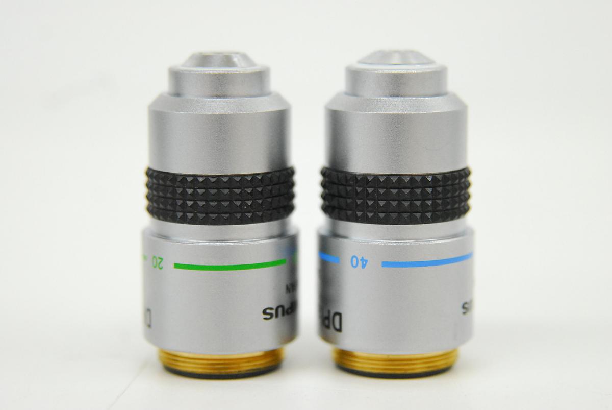 Used Olympus DPLan 20PO, DPLan 40PO Objective - Set