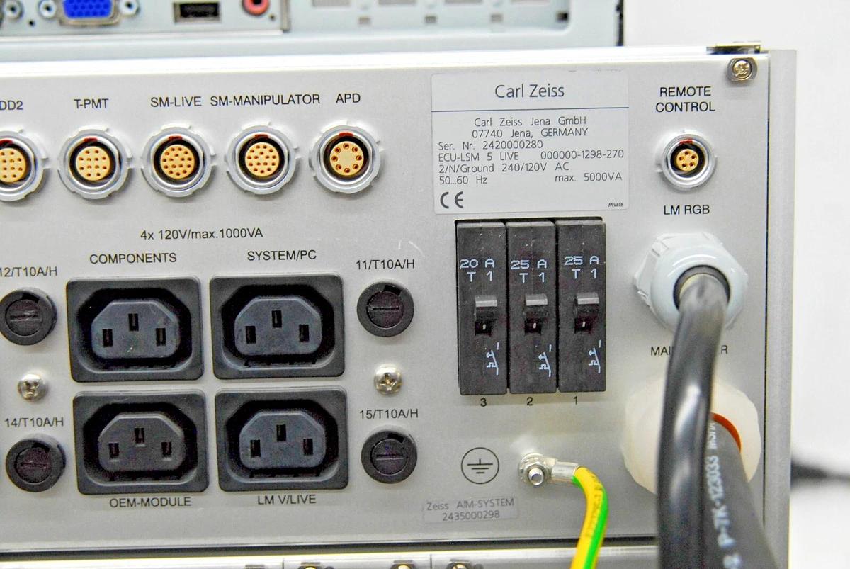 Used Zeiss LSM510 Laser Module - 1298-270 ECU-LSM 5 LIVE W/ PC (W/ Cards, No HDD)